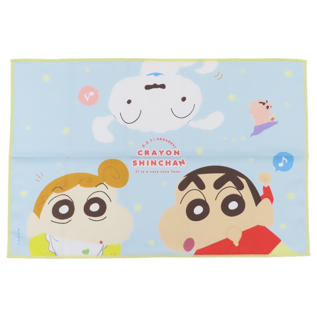 クレヨンしんちゃん ランチーフ ワイドランチクロス あっぷっぷ！ ティーズファクトリー お弁当包み ランチ用品 アニメキャラクター_1