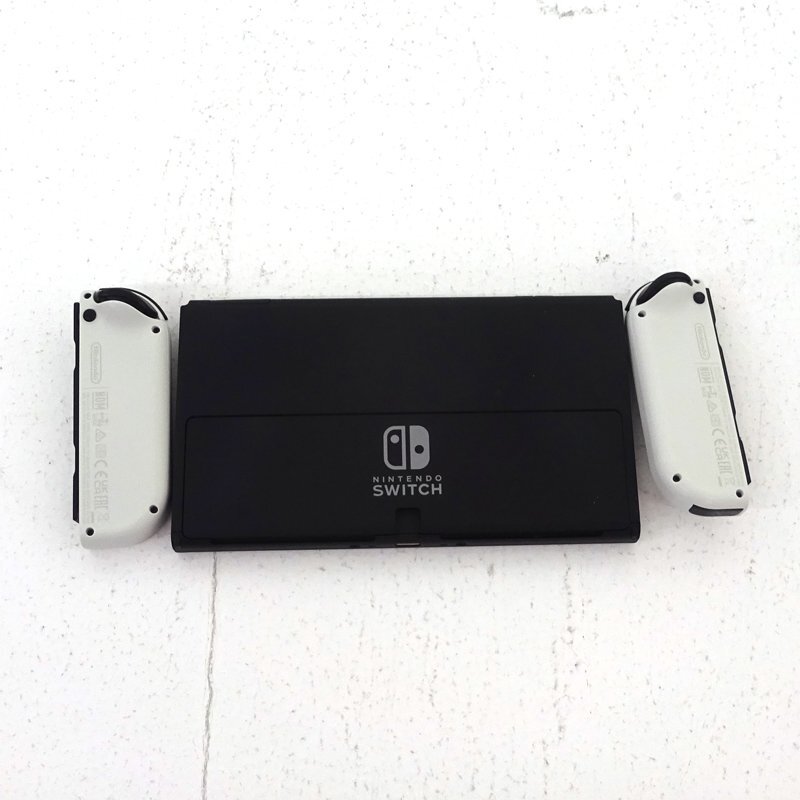 ★中古★Nintendo Switch 本体 Joy-Con(L)/(R)ホワイト 有機ELモデル HEG-S-KAAAA (ニンテンドースイッチ/1円～)★【GM649】_3
