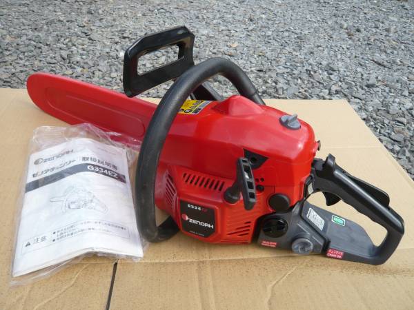 зh【工具】ハスクバーナー・ゼノア G334EZ☆程度良好チェンソー 