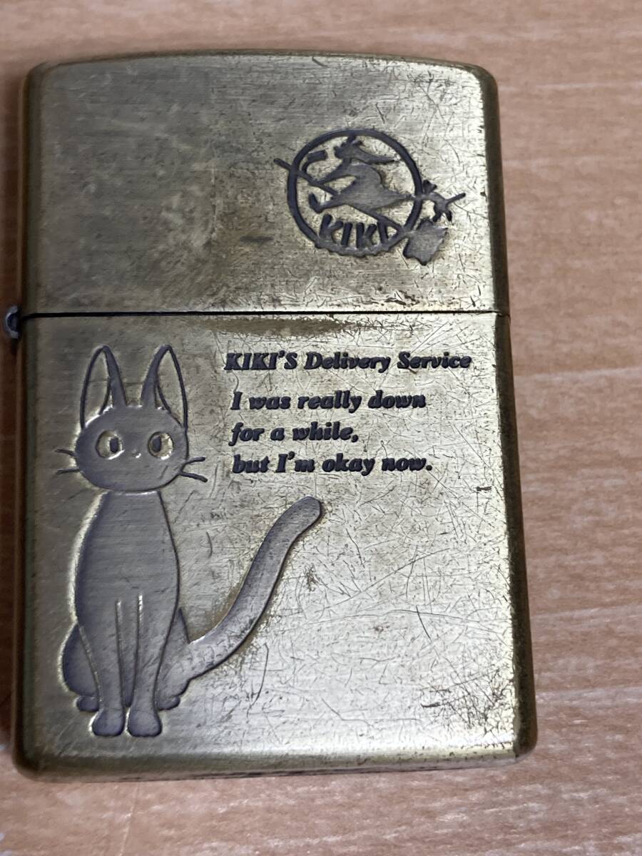 ZIPPO ジッポ ライター 魔女の宅急便 ジジ ジブリ_1