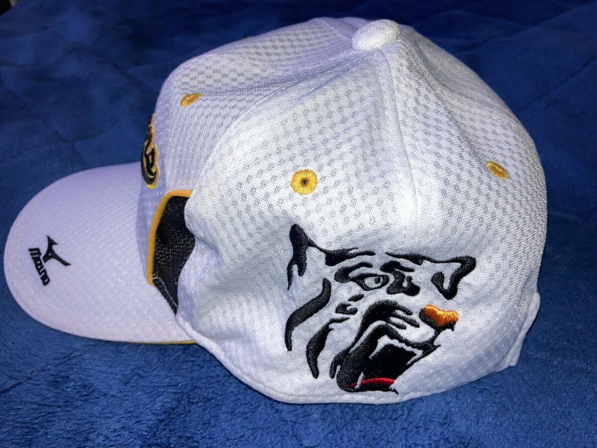 HANSHIN Tigers】阪神タイガース キャップ 帽子 白 mizuno ミズノ 