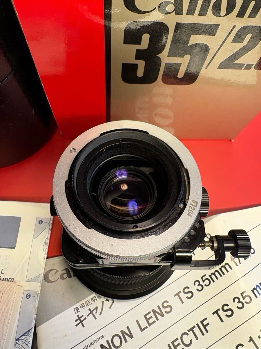 キヤノン TS 35mm /2.8 FDマウント アオリレンズ 美品 レア 希少 付属