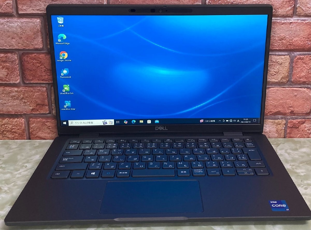 1円～ ●DELL LATITUDE 7320 / 第11世代 Core i7 1185G7 (3.00GHz) / メモリ 32GB / NVMe SSD 512GB / 13.3型 フルHD / Win10 Pro 64bit_1