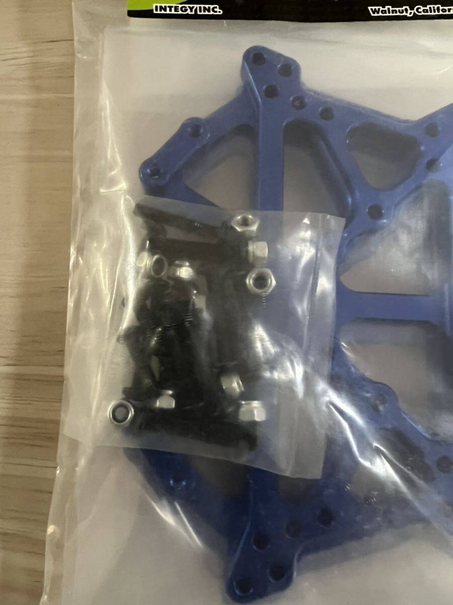 RC Modell – Aluminium-Chassis-Set (CNC-gefräst, Eloxiert) Für Tamiya CR01 – Ersatzteil In Blau, Von Integy, Inkl. Hardware