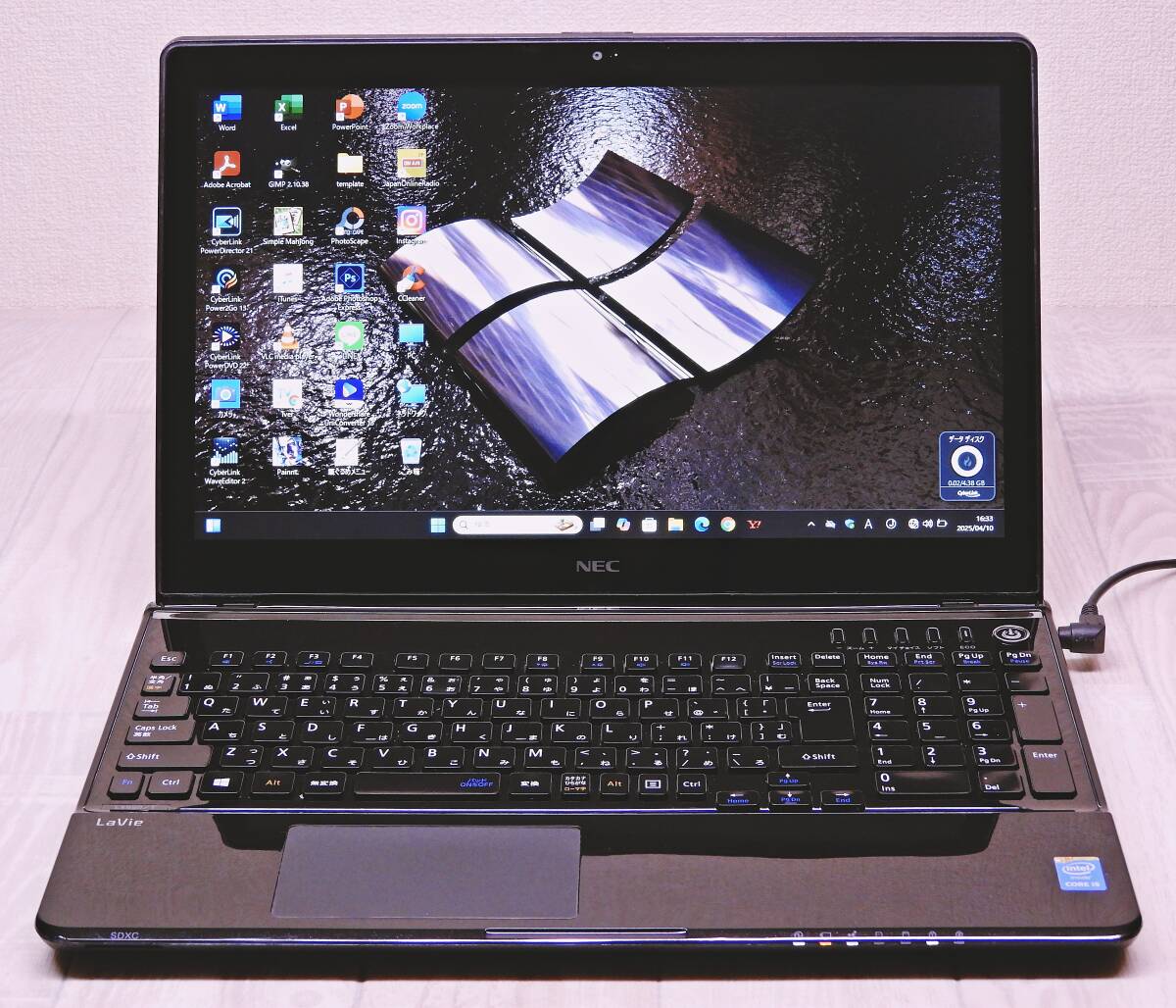 NEC LaVie LS★爆速新品SSD512GB+HDD750GB+新品メモリ16GB★Win11Pro(Ver24H2)Office2021★タッチパネル/WiFi/BluetoothBlu-Ray/WEBカメラ _4
