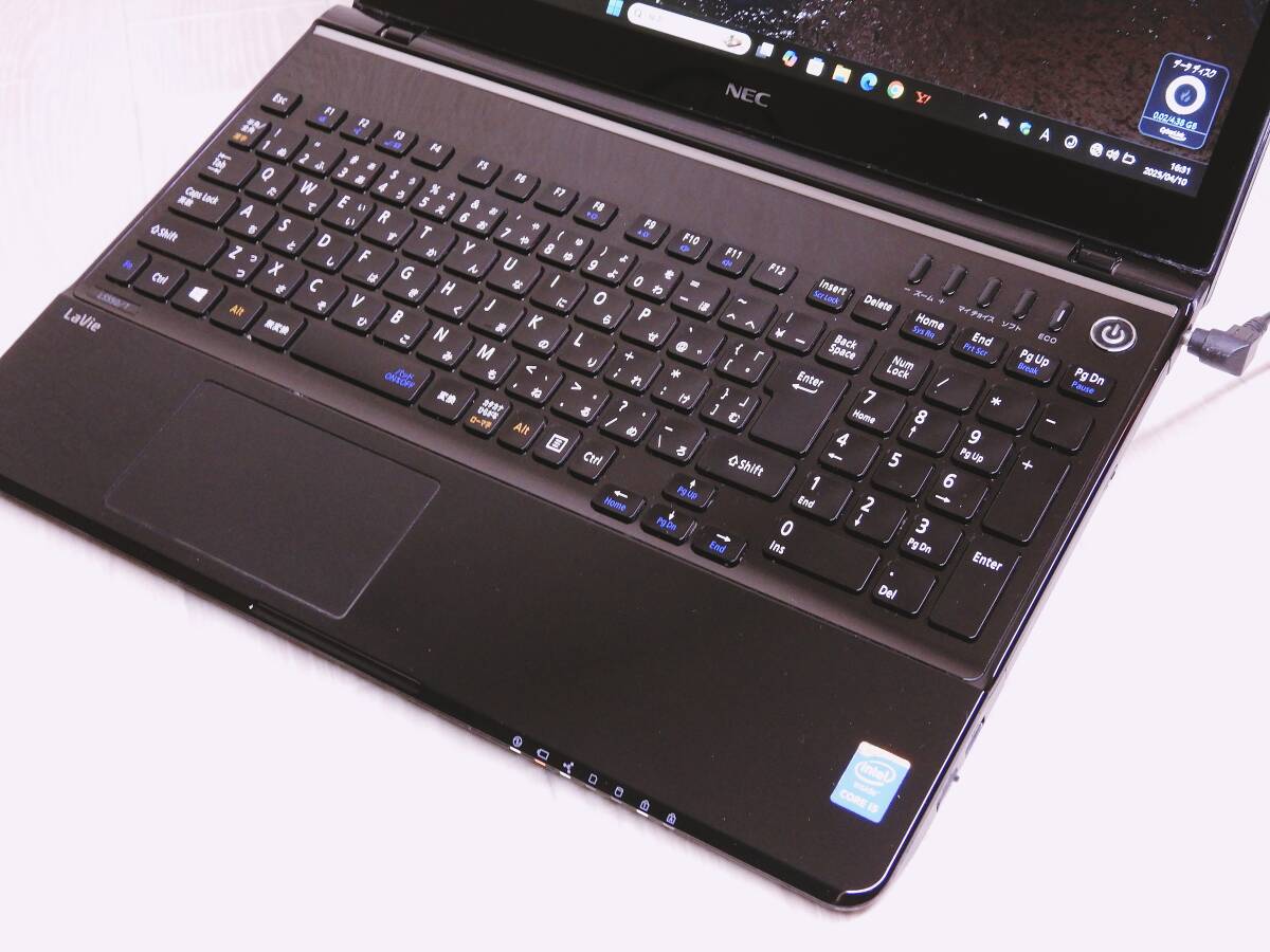 NEC LaVie LS★爆速新品SSD512GB+HDD750GB+新品メモリ16GB★Win11Pro(Ver24H2)Office2021★タッチパネル/WiFi/BluetoothBlu-Ray/WEBカメラ _5