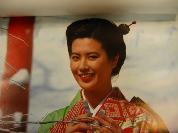 ☆名取裕子 カティサークカレンダー1982年 一色一成撮影☆(な行