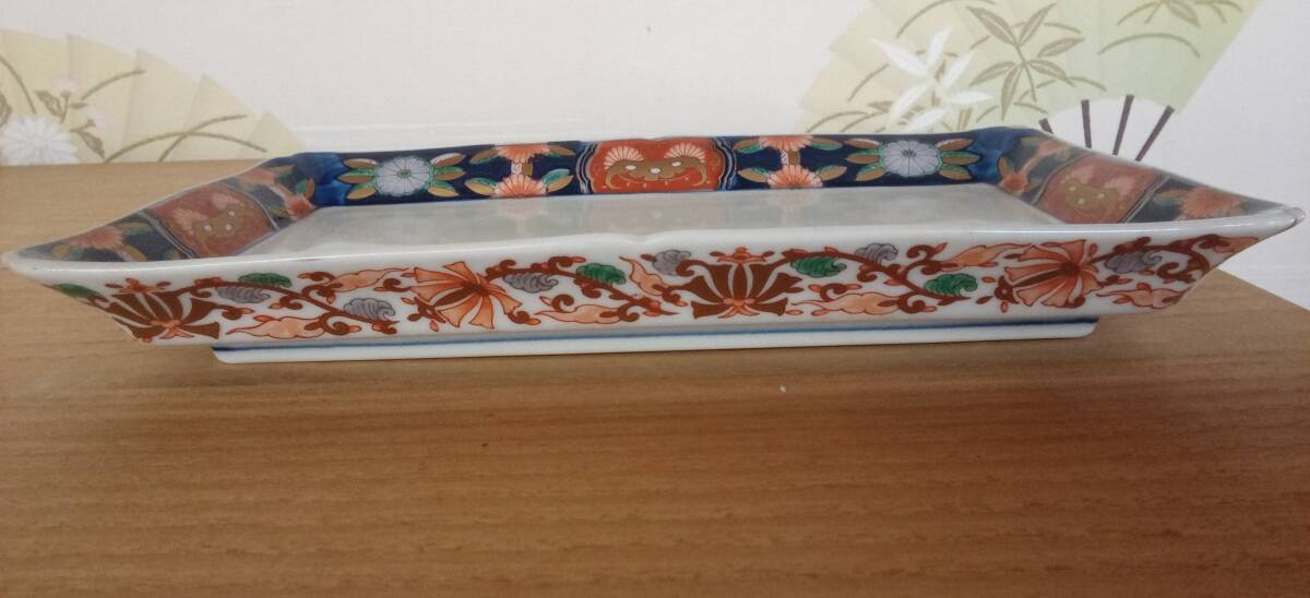 有田焼 / 幸楽窯 ・長角皿 5枚セット 和食器 陶芸 日本陶器製 ②_10