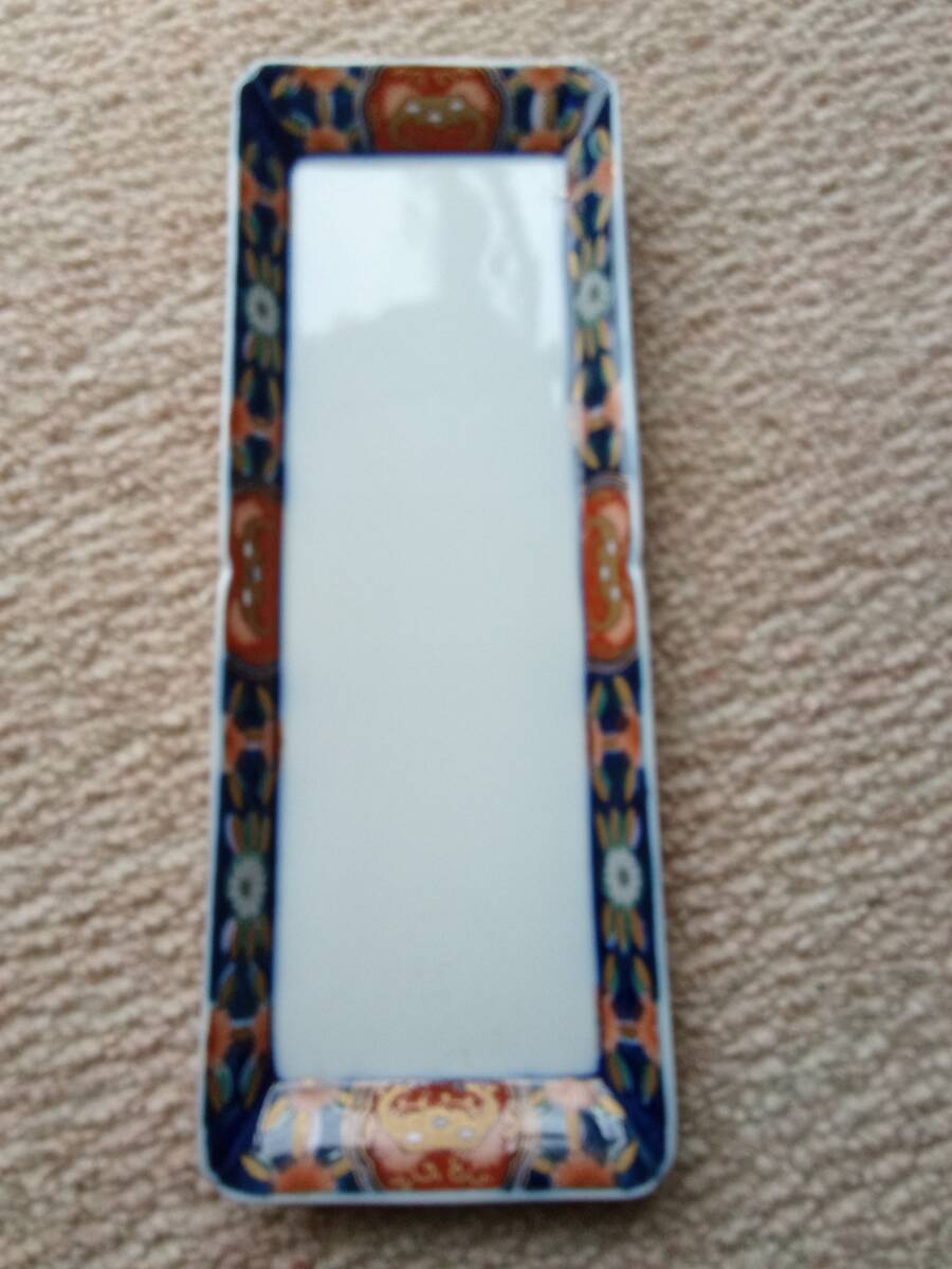 有田焼 / 幸楽窯 ・長角皿 5枚セット 和食器 陶芸 日本陶器製 ②_7