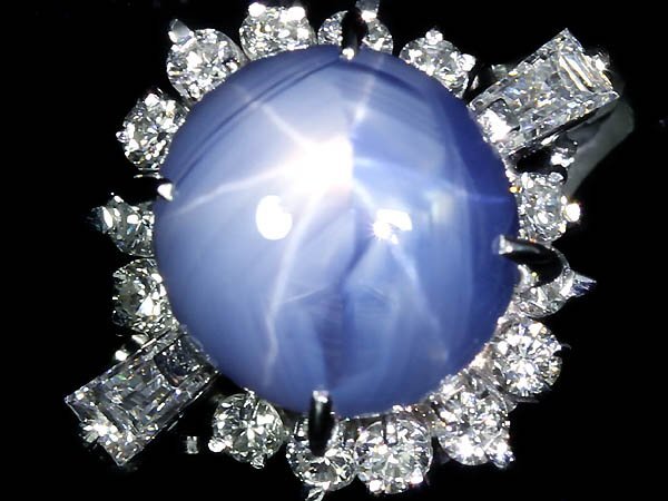 ML15221S【1円～】新品仕上【RK宝石】天然非加熱スターサファイア 大粒6.23ct 極上ダイヤモンド 総計0.55ct Pt900 高級リング ダイヤ_3