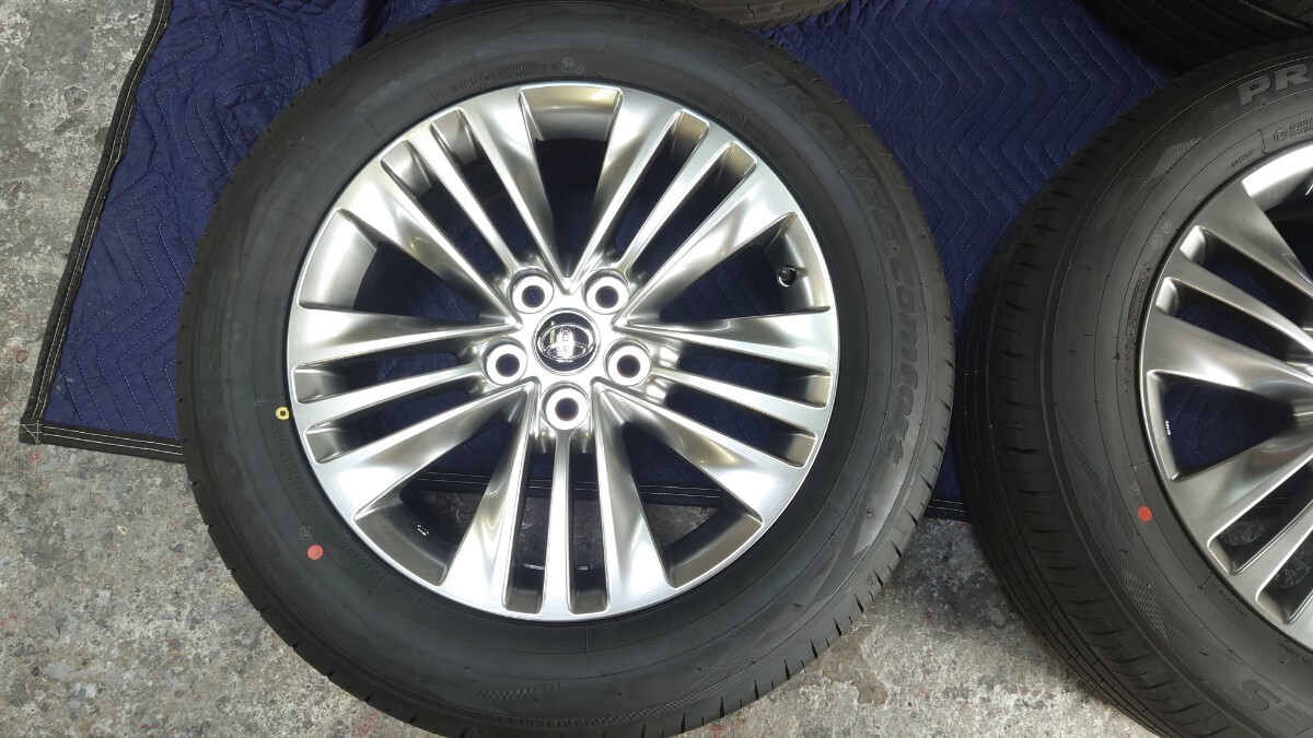 アルファード　純正　東洋タイヤ　ホイールセット　新車外し　225/60R18 18インチ　7J +40AGH40　AGH40　PCD120　2025年製_3