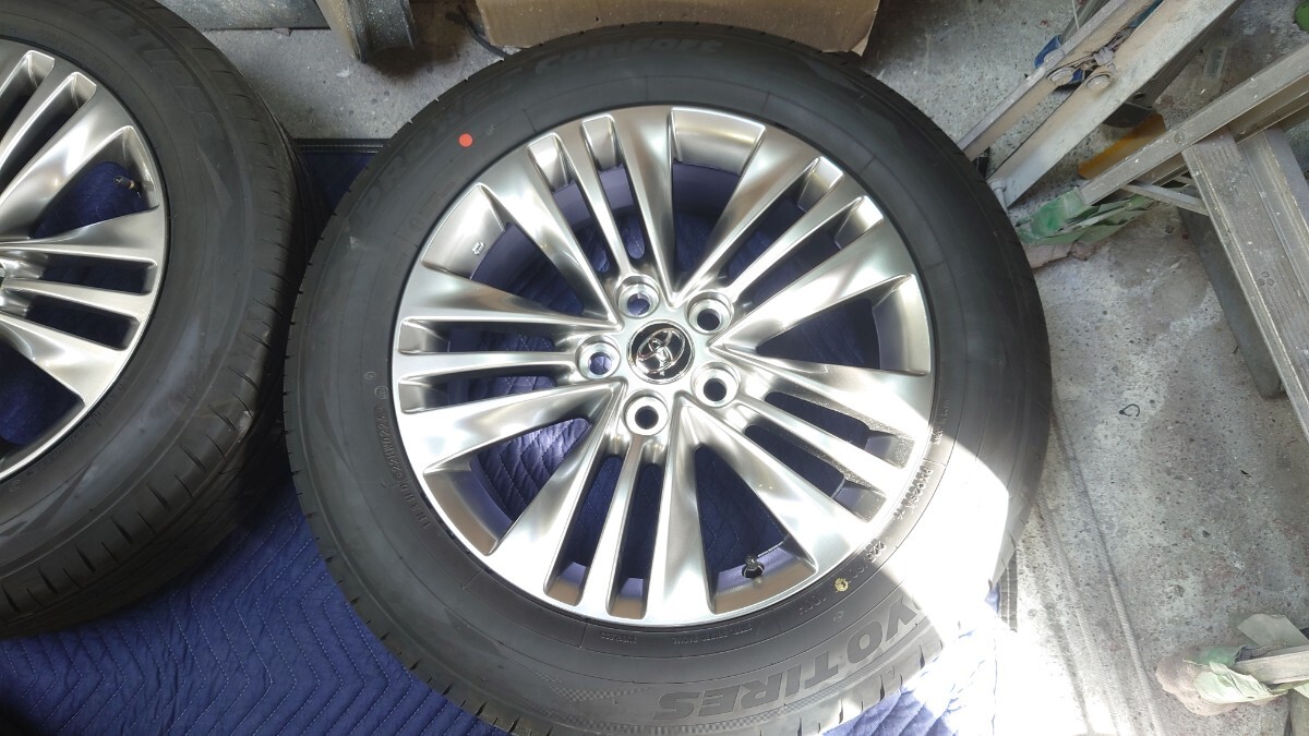 アルファード　純正　東洋タイヤ　ホイールセット　新車外し　225/60R18 18インチ　7J +40AGH40　AGH40　PCD120　2025年製_4