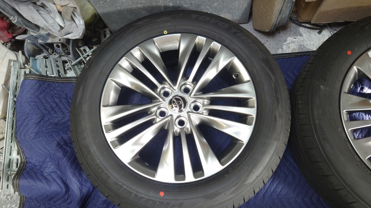 アルファード　純正　東洋タイヤ　ホイールセット　新車外し　225/60R18 18インチ　7J +40AGH40　AGH40　PCD120　2025年製_5