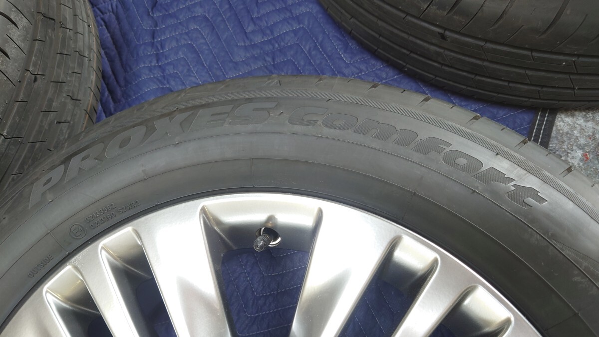 アルファード　純正　東洋タイヤ　ホイールセット　新車外し　225/60R18 18インチ　7J +40AGH40　AGH40　PCD120　2025年製_7