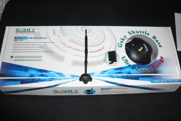 GSKY LINK GS-30USB-90　USB WiFi アダプター GSKY LINK USB WiFi Adapter GS-30USB-90 未使用(無線LAN)｜売買された