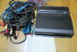 ＡＬＰＩＮＥ　アルパイン　３５５３パワーアンプ　９０Ｗ×４　４／３／２ｃｈ　取扱説