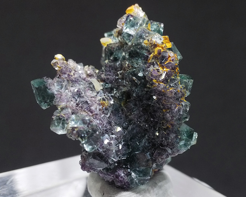 ナミビア　オコルス　ブルー　パープル　グリーン　フローライト　原石　鉱物標本 ナミビア・オコルス鉱山産 ティールブルーグリーン×パープル フロー