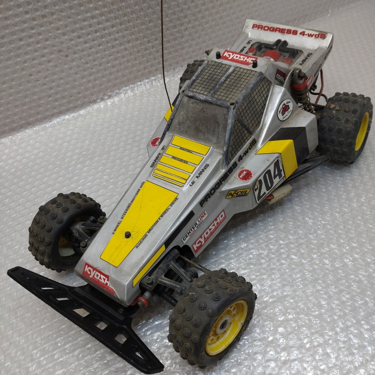 当時物♪プログレス4WS本体 電動RCラジコン京商KYOSHO　ジャンク品 当時物♪プログレス4WS本体 電動RCラジコン京商KYOSHOサーボ受信機