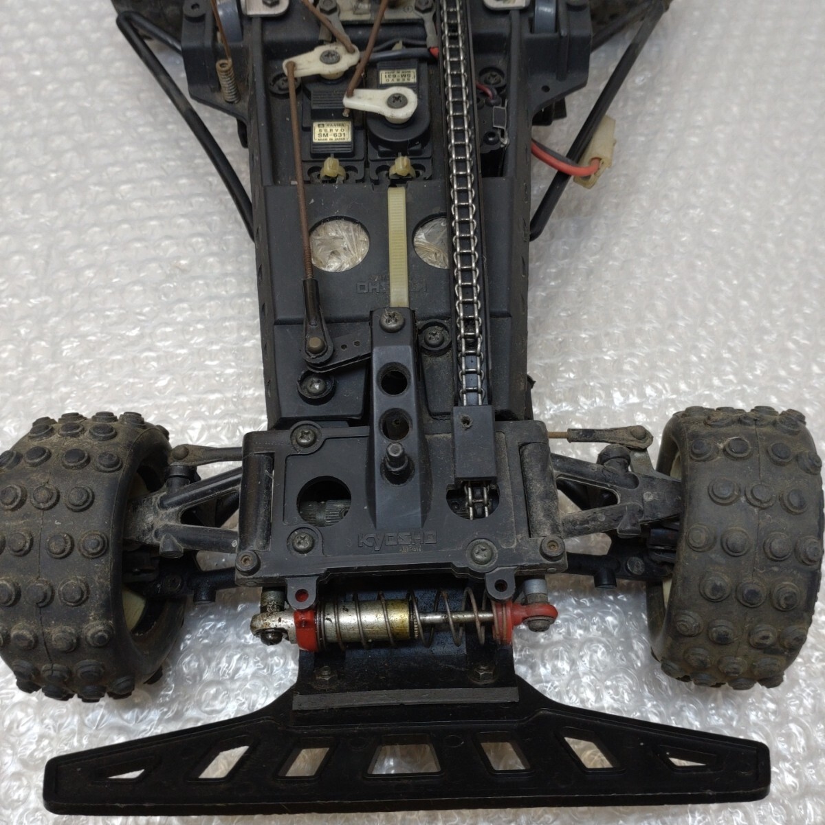 当時物♪プログレス4WS本体 電動RCラジコン京商KYOSHOサーボ受信機