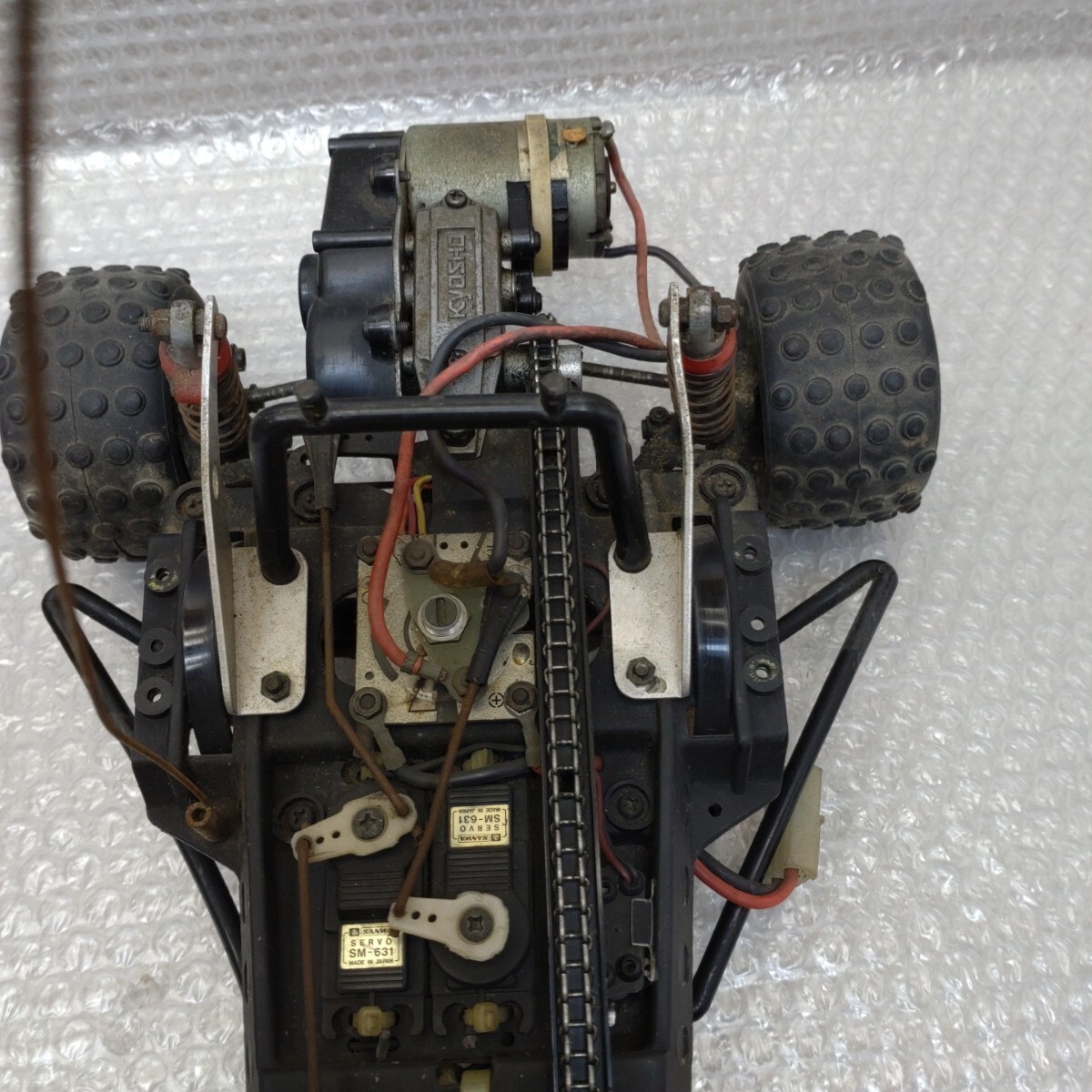 当時物♪プログレス4WS本体 電動RCラジコン京商KYOSHOサーボ受信機