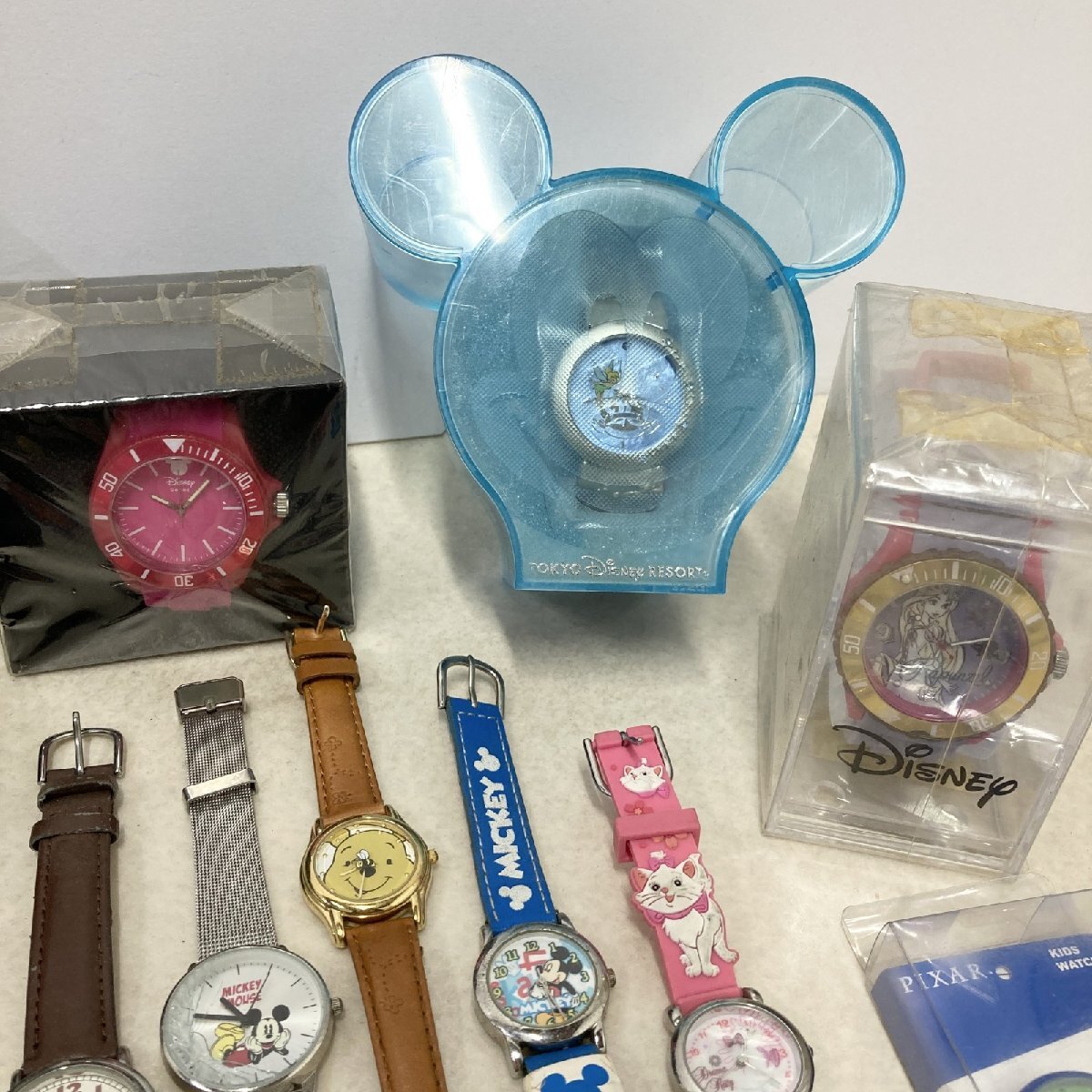 ○ 【ジャンク品】 Disney ディズニー 腕時計 25点 まとめ売り 80th 