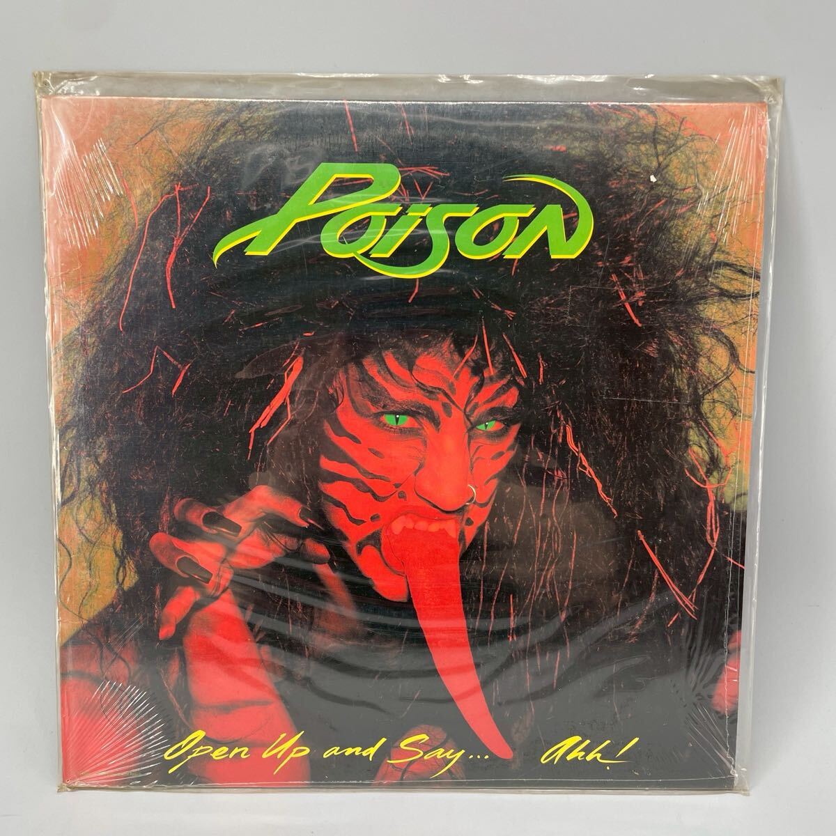 POISON ポイズン Open Up and Say… ahh! LP レコード ビンテージ レトロ ロック_1