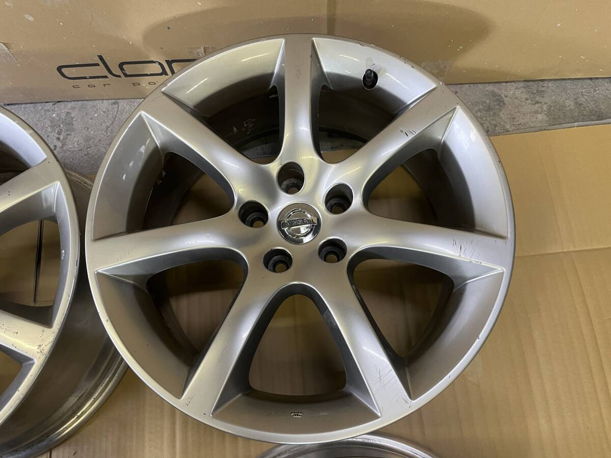 中古 日産 純正 ホイール 4本 V35 V36 スカイライン Z 18インチ 8J +30 