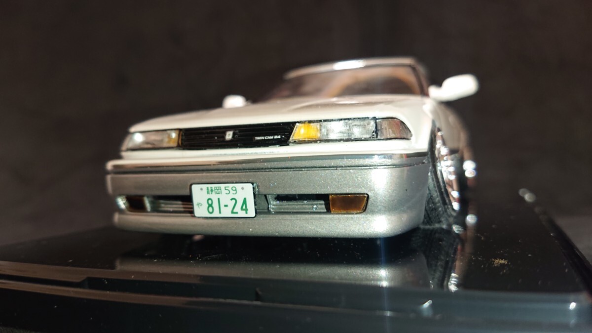 最終価格 アオシマ 1/24 GX81 マークⅡ 前期 ドリフト プラモデル 完成 