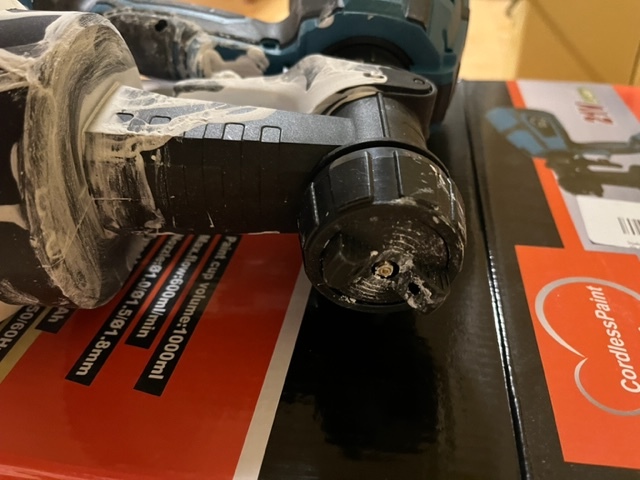 Sipake コードレススプレーガン 塗料 吹き付け マキタ18Vバッテリー使用可 汚れあり_4