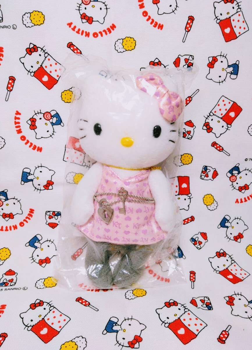 サンリオ 2002年物 手足可動 キティちゃん 人形 ぬいぐるみ 当時 レア