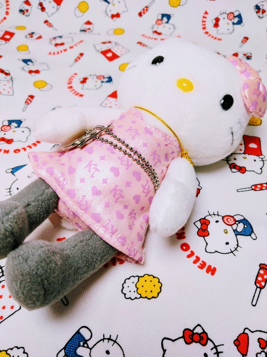 サンリオ 2002年物 手足可動 キティちゃん 人形 ぬいぐるみ 当時 レア