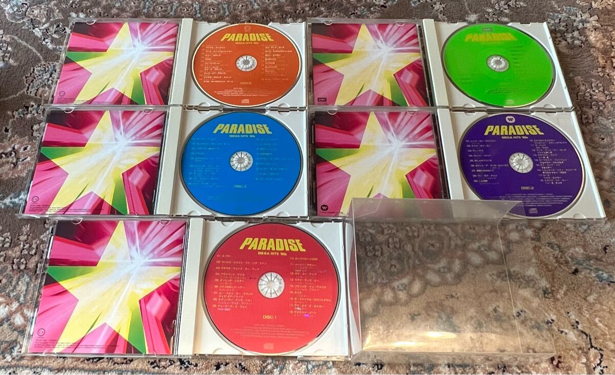 □80年代洋楽ベストヒッツ□PARADISE/パラダイス□MEGA HITS '80s□5枚