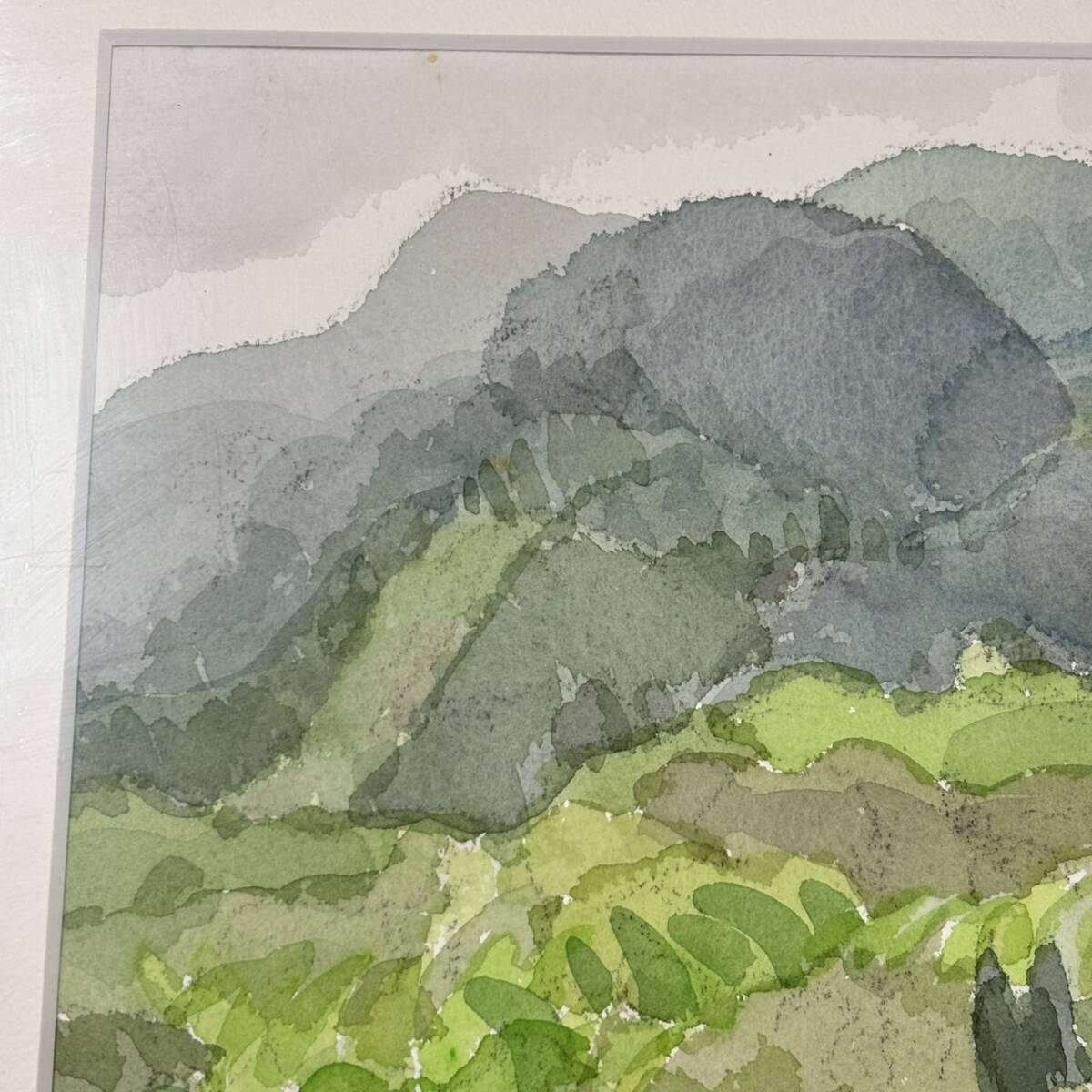 真作保証】安野光雅 水彩画 風景画 絵画 サイン入り 文化功労者 安野