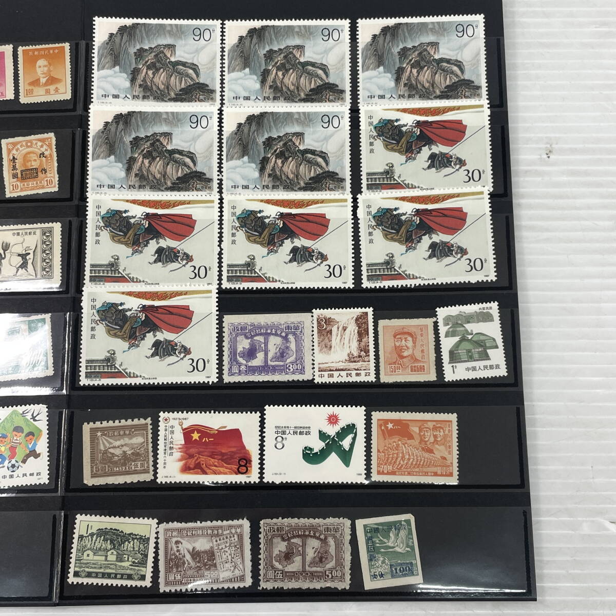 2505XX054 【1円～】中国切手 T59 寓話「刻舟求剣」 5種完他 中国切手