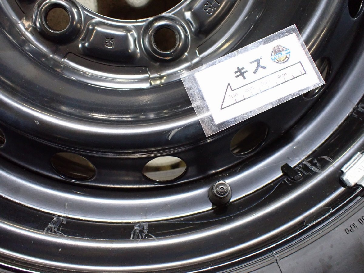 YS18474【送料無料195/80R15 107/105LT】トヨタ純正スチール ハイエース純正 BS RD613 2022年製●15×6J 139.7/6H ET約35●_7