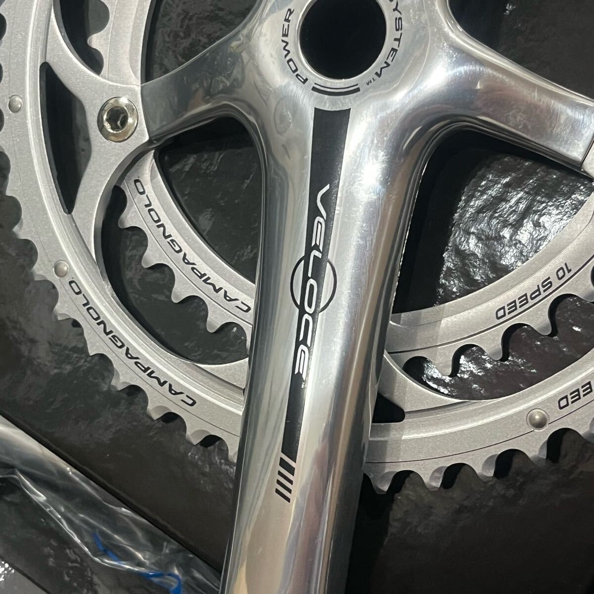 Campagnolo VELOCE クランクセット 170mm 53/39T 未使用】campagnolo veloce クランクセット 170mm 52t/39t パワー