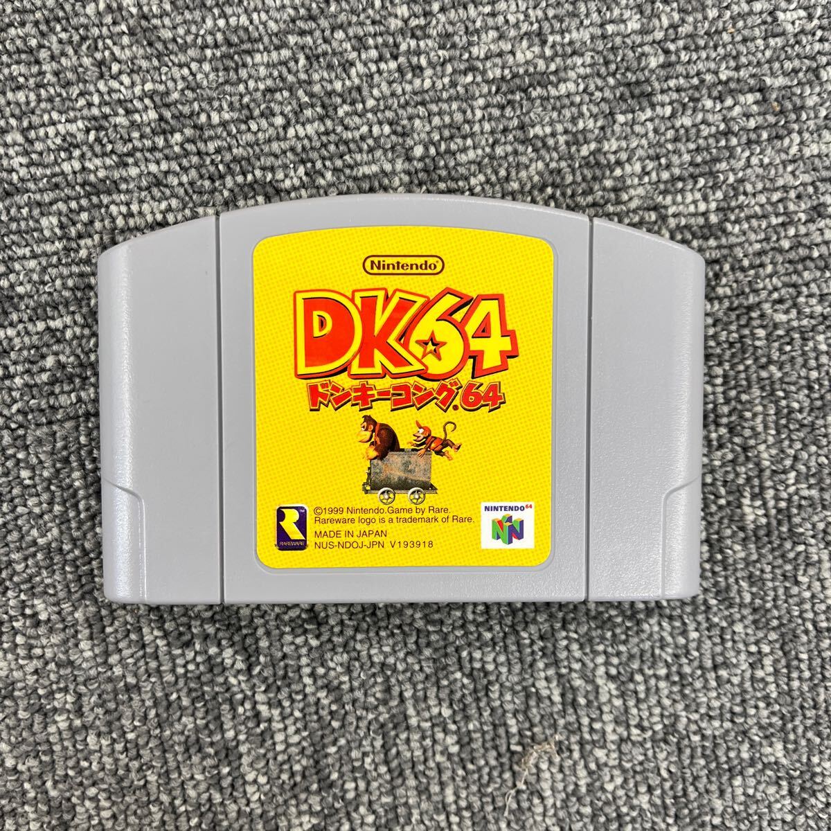 ☆736. ニンテンドー64 ドンキーコング ソフト 箱説付き NINTENDO