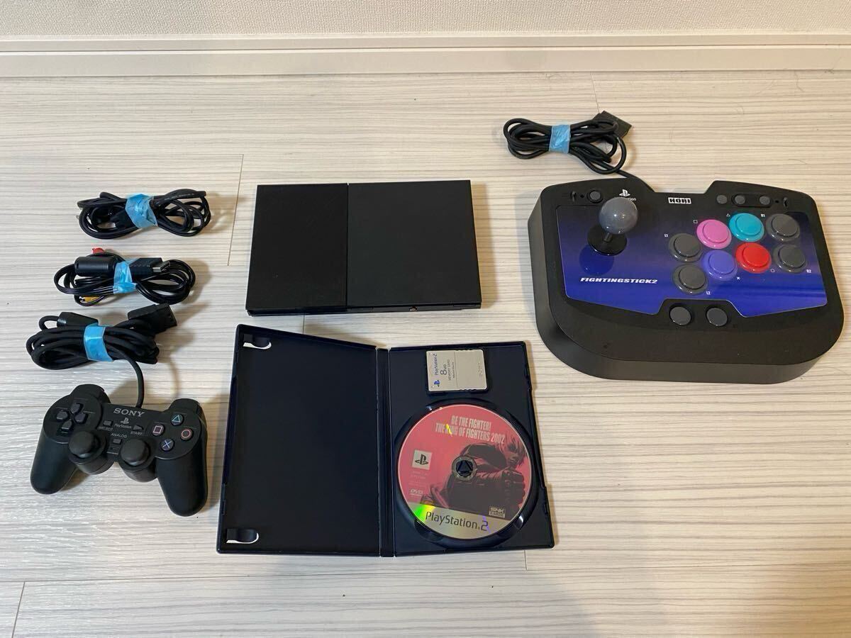 動作確認OK】PlayStation2 PS2本体 薄型 SCPH-90000 チャコール