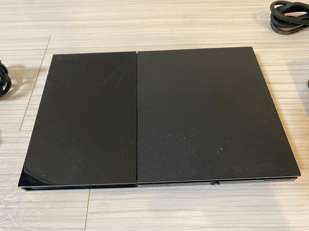 動作確認OK】PlayStation2 PS2本体 薄型 SCPH-90000 チャコール