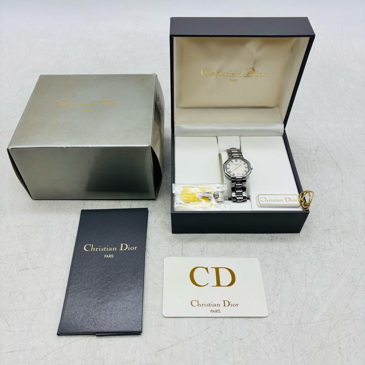 1円スタート】Christian Dior クリスチャンディオール DEPOSE D48-106