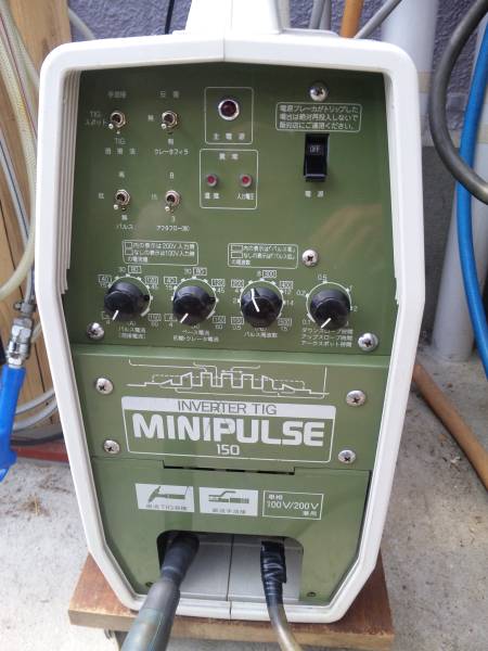 ダイヘン 200V/100V 50/60Hz直流Tig溶接機ミニパルス150 中古(TIG溶接 