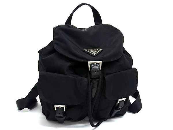 1円 PRADA プラダ テスートナイロン 巾着型 ミニリュックサック バック