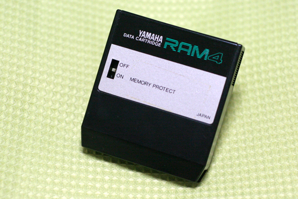 YAMAHA RAM4 DX7IIFD/D/S用 RAMカードリッジ メモリー_1