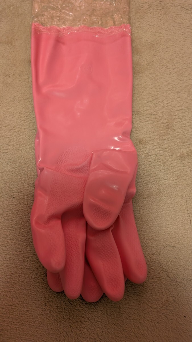 ビニール手袋　ゴム手袋　ハイローブ　艶あり　廃盤品_10