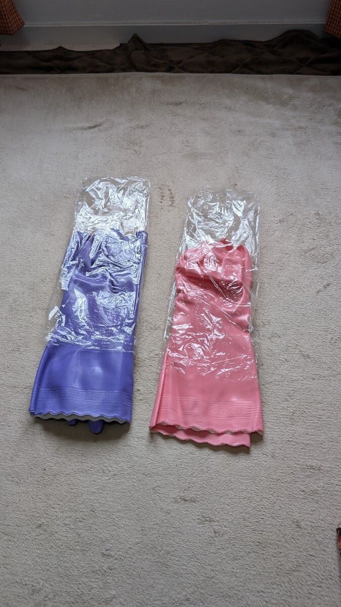 ビニール手袋　ゴム手袋　ハイローブ　艶あり　廃盤品_3