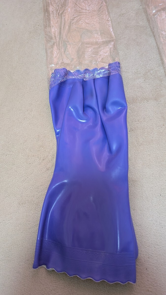 ビニール手袋　ゴム手袋　ハイローブ　艶あり　廃盤品_5