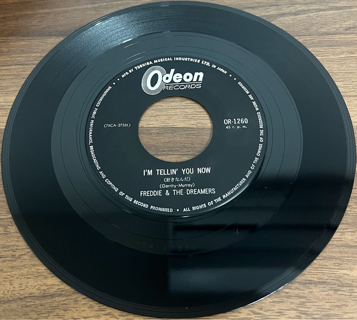 【7inch】FREDDIE & THE DREAMERS フレディとドリーマーズ - 好きなんだ / アイ・アンダースタンド / OR-1260_5