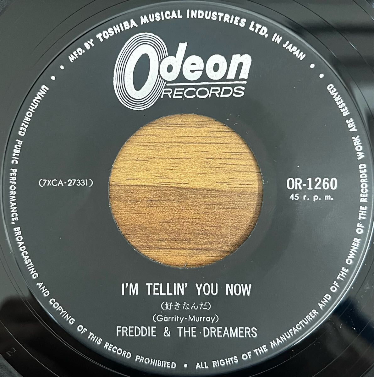 【7inch】FREDDIE & THE DREAMERS フレディとドリーマーズ - 好きなんだ / アイ・アンダースタンド / OR-1260_7