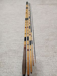 ジャンク並み継竹竿　紀人　五風氾16　日本製品　希少オールド激安お買い得商品です