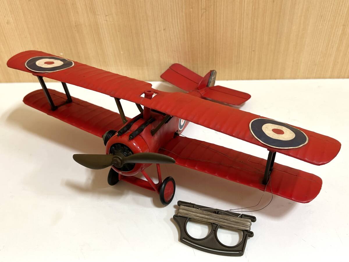 ☆【昭和レトロ】 TESTOR テスター USA製 エンジン付 プロペラ飛行機 U